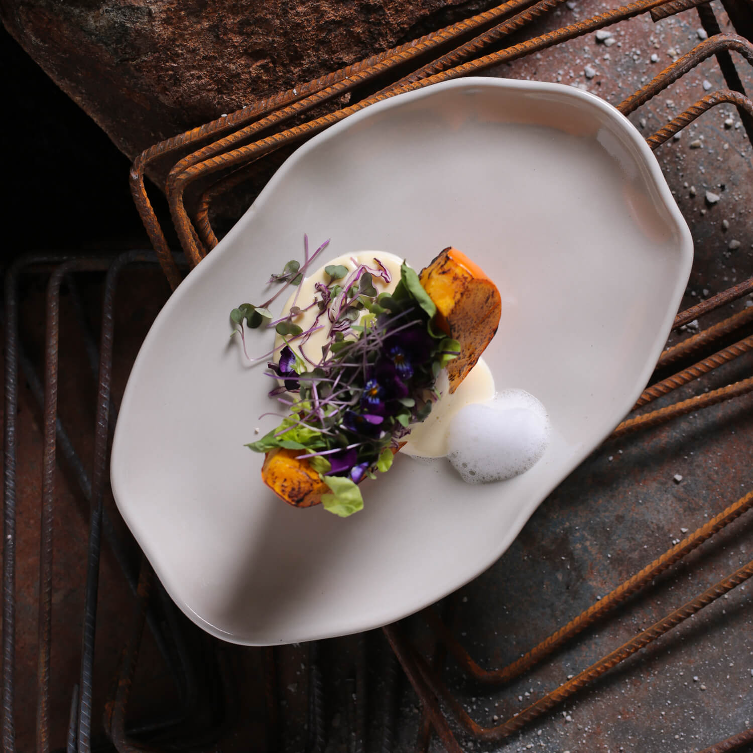 Set 4 Platos Ovalado Raso M Aires Deco Home6#Blanco