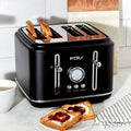 Tostador 4 Rebanadas Iconic Black FDV-Kitchen Center