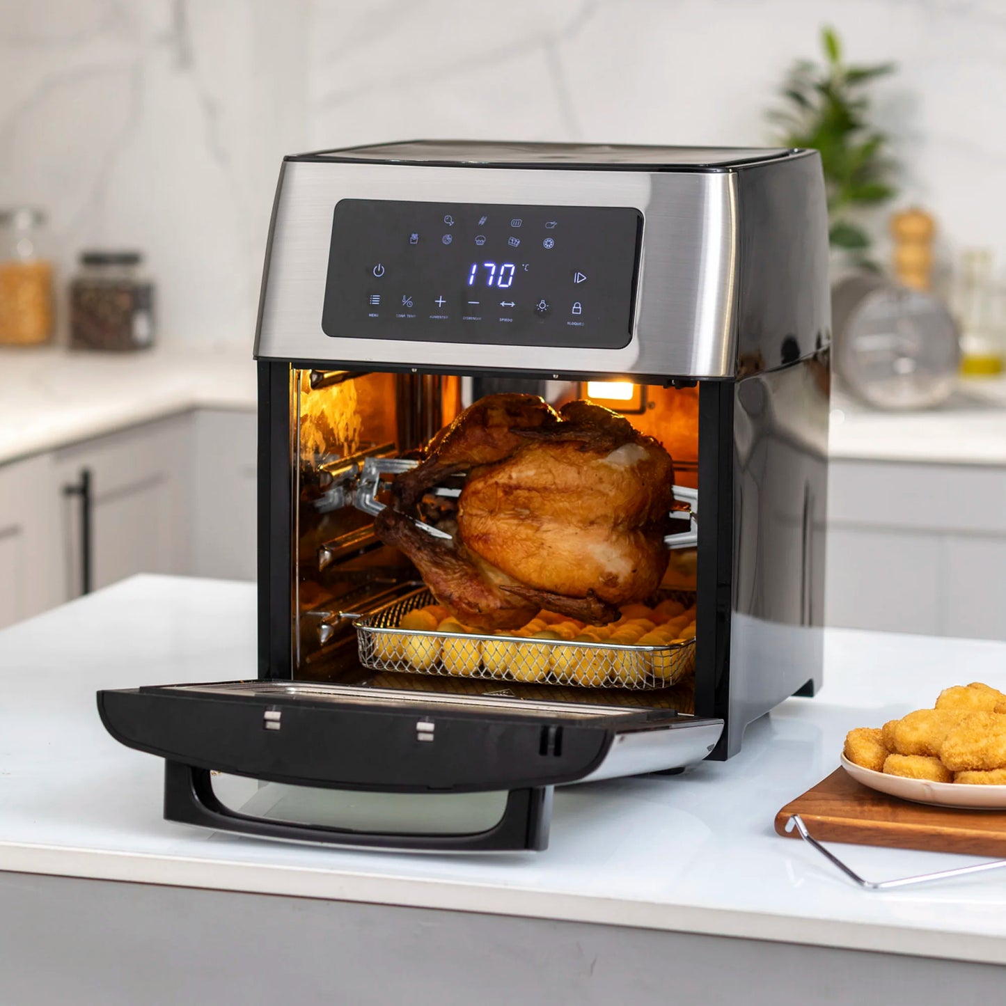 Freidora de Aire y Horno Eléctrico Aerofryer 15 litros FDV