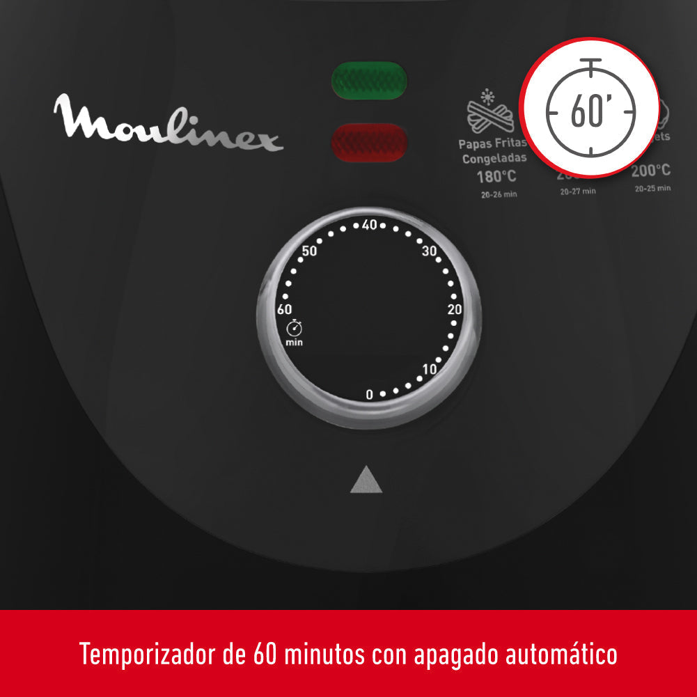 Freidora De Aire Essential 3.2L Moulinex5#Negro