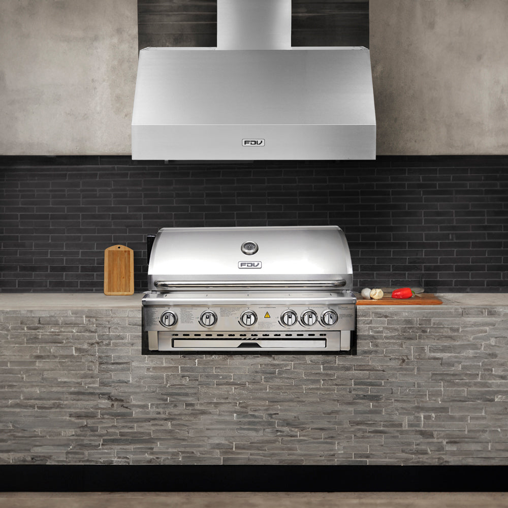 Campana de Pared Quincho BBQ 105 cm 1500 m3/h FDV-Kitchen Center