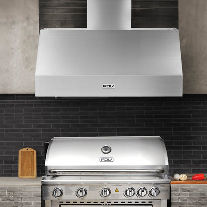 Campana de Pared Quincho BBQ 105 cm 1500 m3/h FDV-Kitchen Center