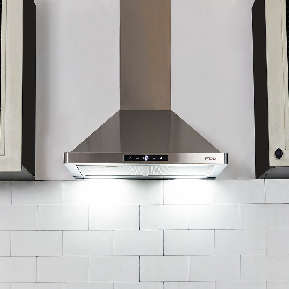 Campana de Pared Conic 60 cm 500 m3/h FDV-Kitchen Center