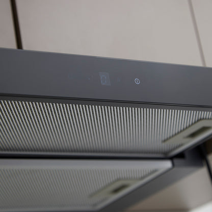 Campana Bajo Mueble City Black Touch 60 cm 452 m3/h FDV-Kitchen Center