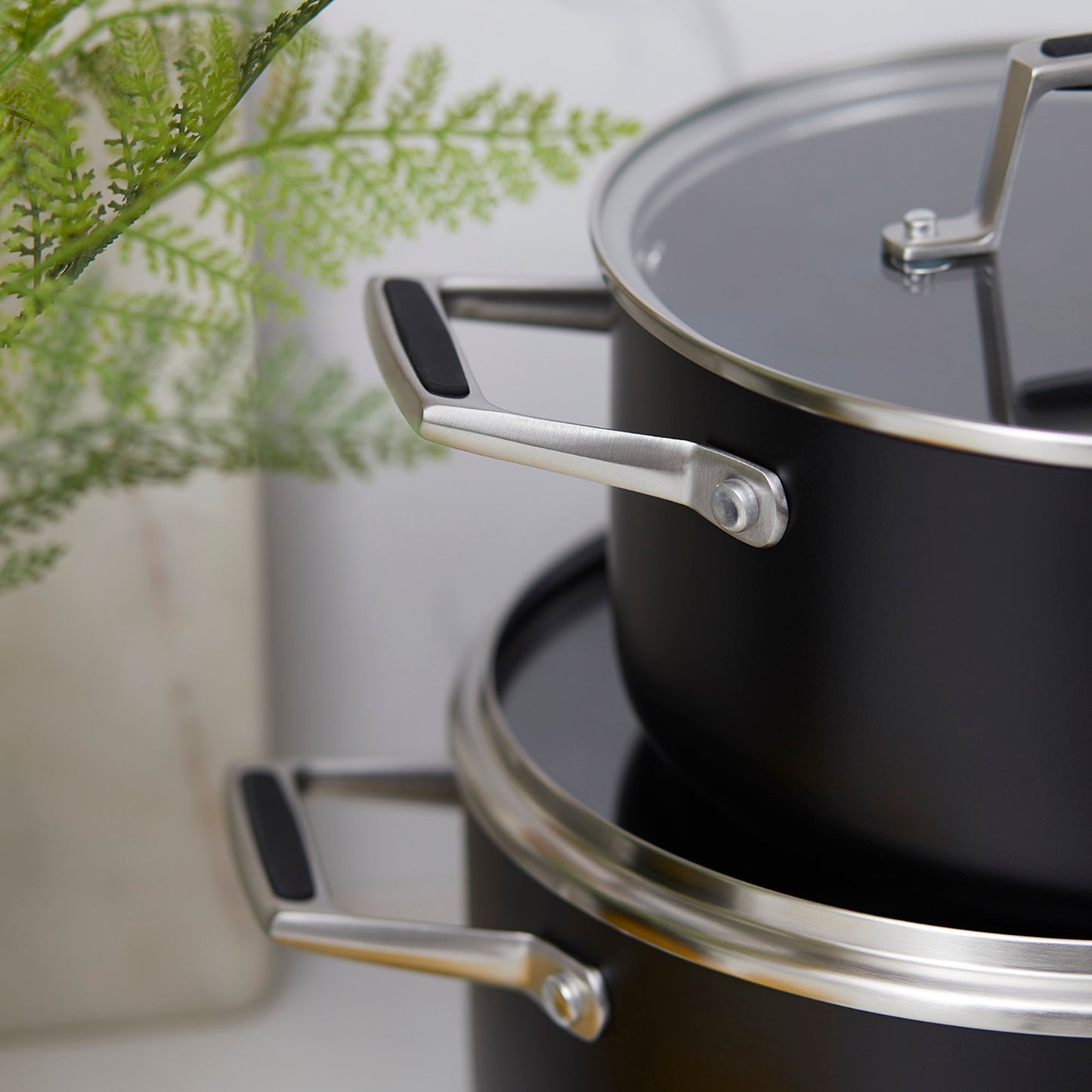 Batería de Ollas Berlín Recubrimiento Cerámico 7 pzs Simple Cook