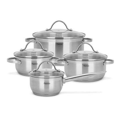 Bateria Set Ollas Gabriela 8 Piezas Fissman2#Negro