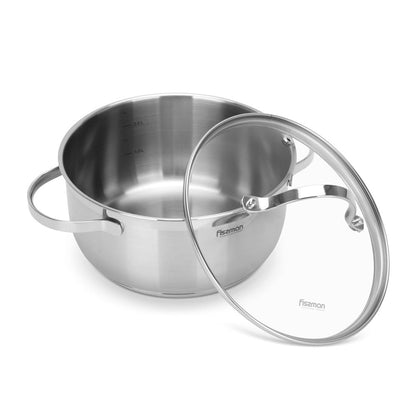 Bateria Set Ollas Gabriela 8 Piezas Fissman4#Negro