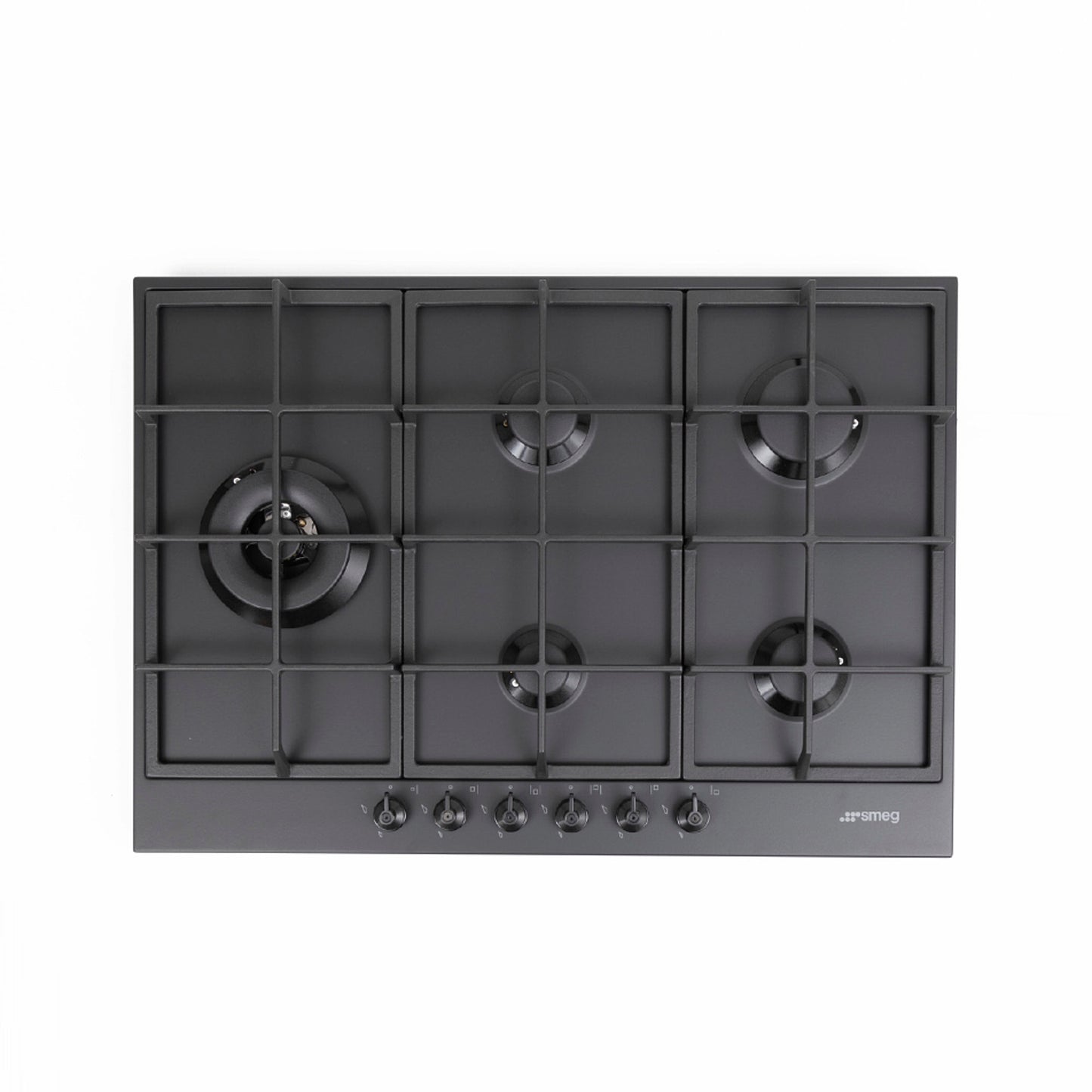 Encimera a Gas PX375LMB 5 Quemadores 70 cm Smeg