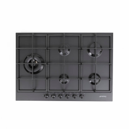 Encimera a Gas PX375LMB 5 Quemadores 70 cm Smeg