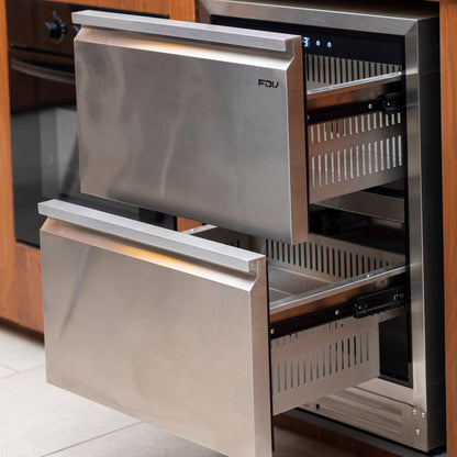Cajón Refrigerador 2 Puertas 92 Lts FDV Deluxe