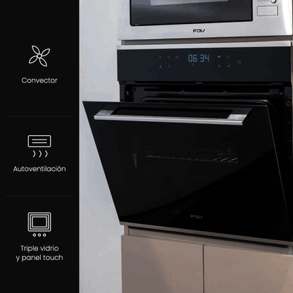 Horno Empotrado Elite Touch 3.0 60 Lts FDV