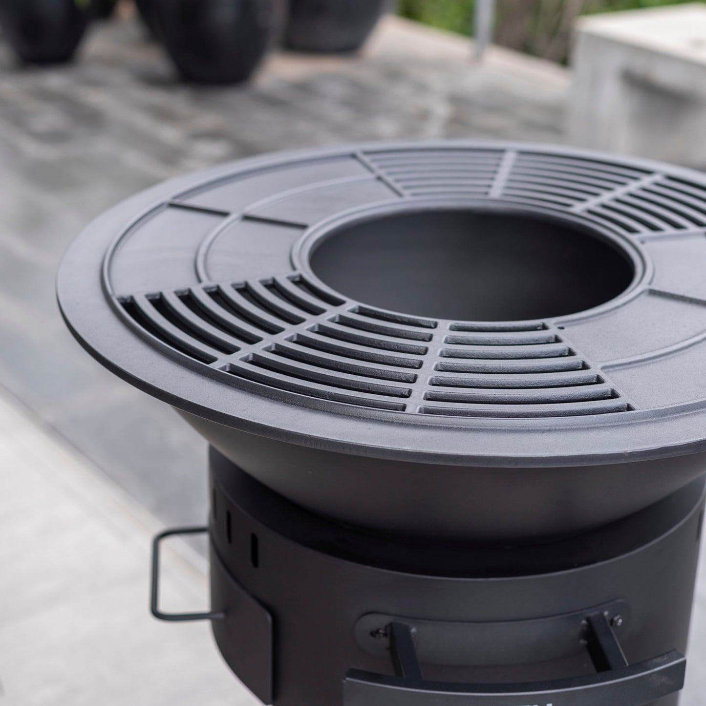 Brasero con Borde de Parrilla 68 cm FDV