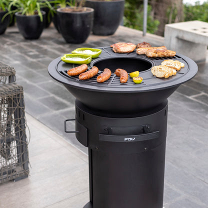 Brasero con Borde de Parrilla 68 cm FDV