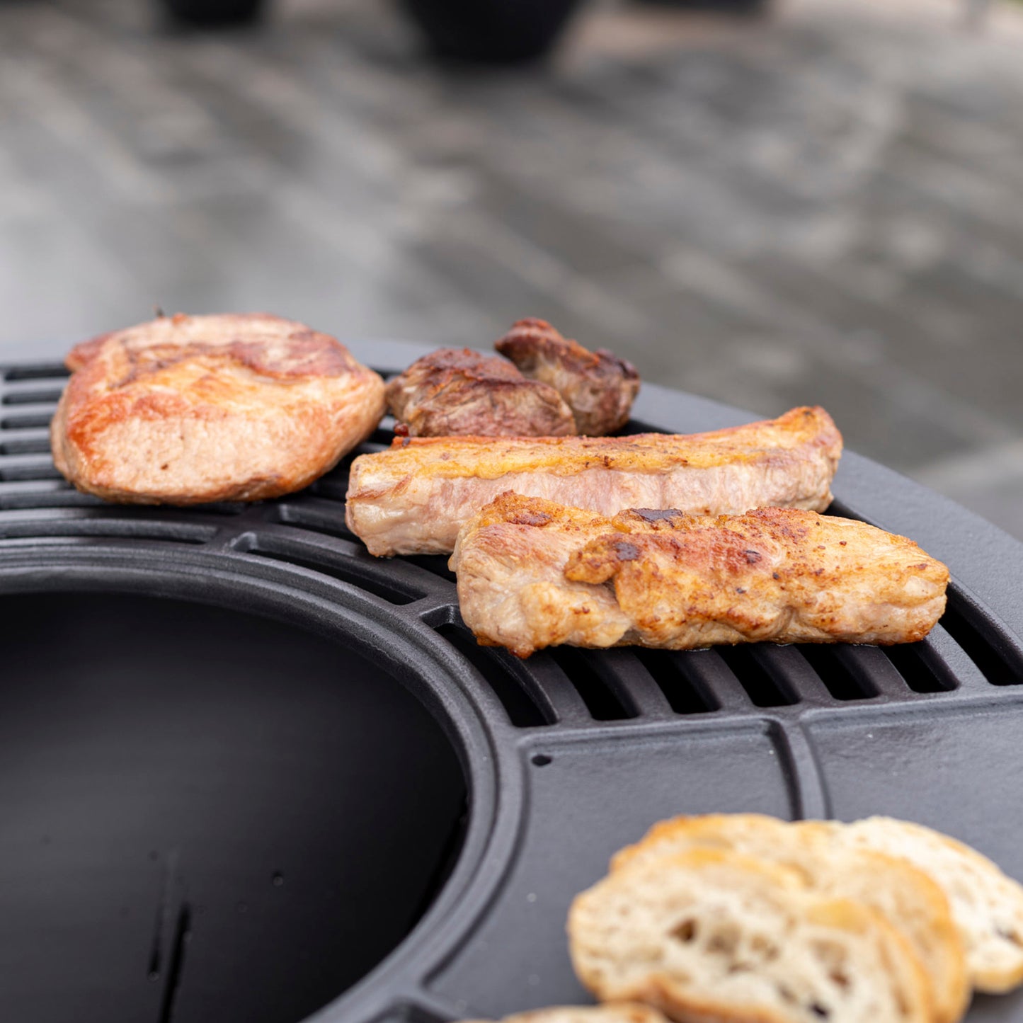 Brasero con Borde de Parrilla 68 cm FDV