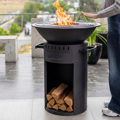 Brasero con Borde de Parrilla 68 cm FDV