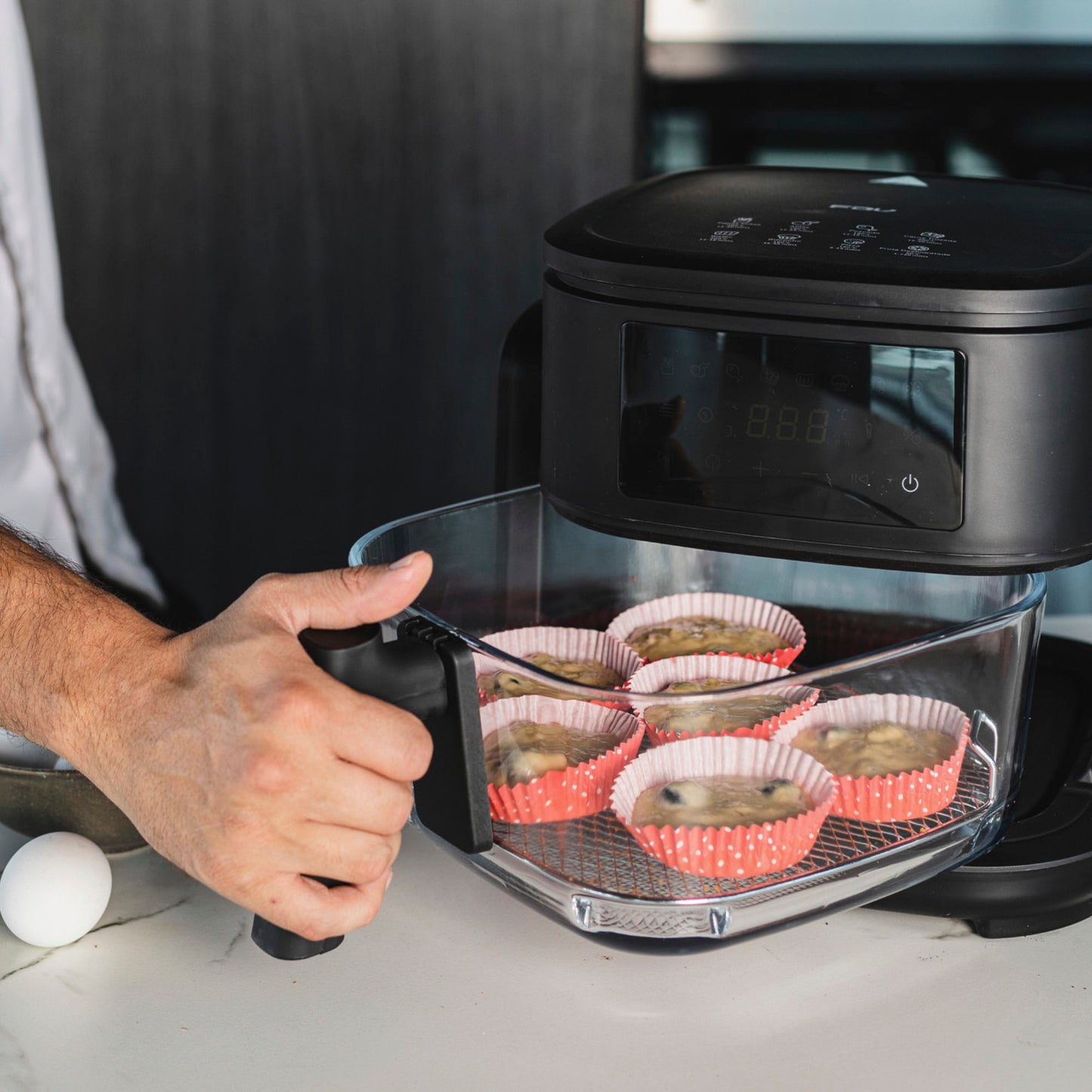 Freidora de Aire y Grill Abatible AirChef 5 Lts FDV