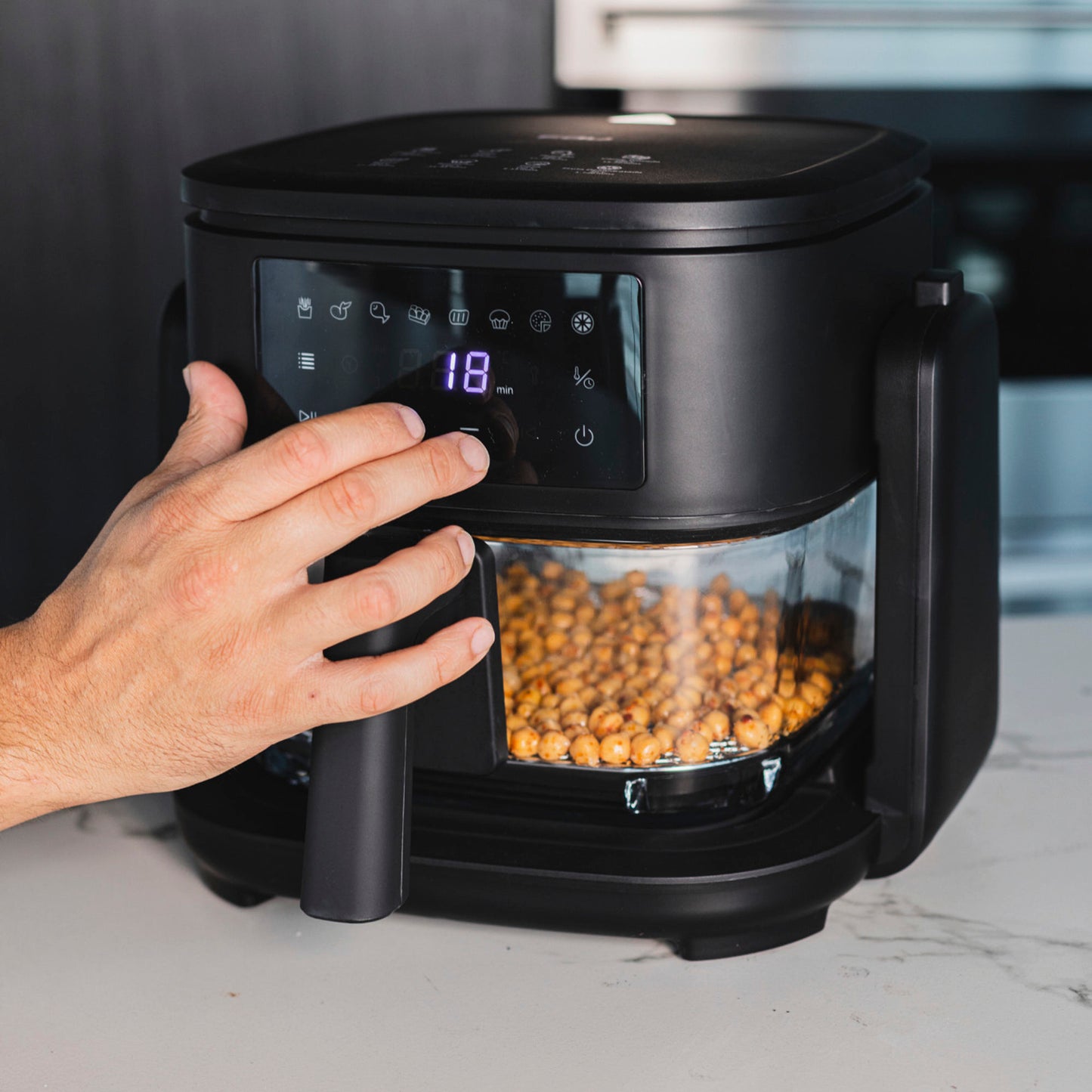 Freidora de Aire y Grill Abatible AirChef 5 Lts FDV