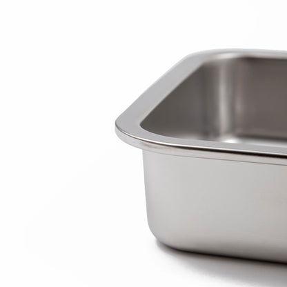 Set de 2 Fuentes de Acero Inox con Tapa 1,6 y 2,5 L Simple Cook