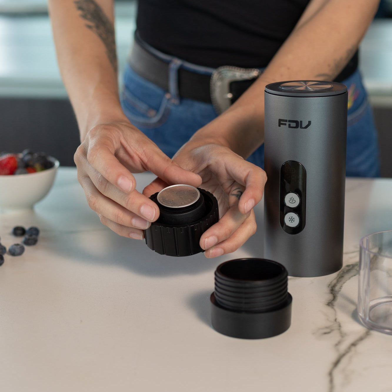 Cafetera Portable 3 en 1 Kenia FDV