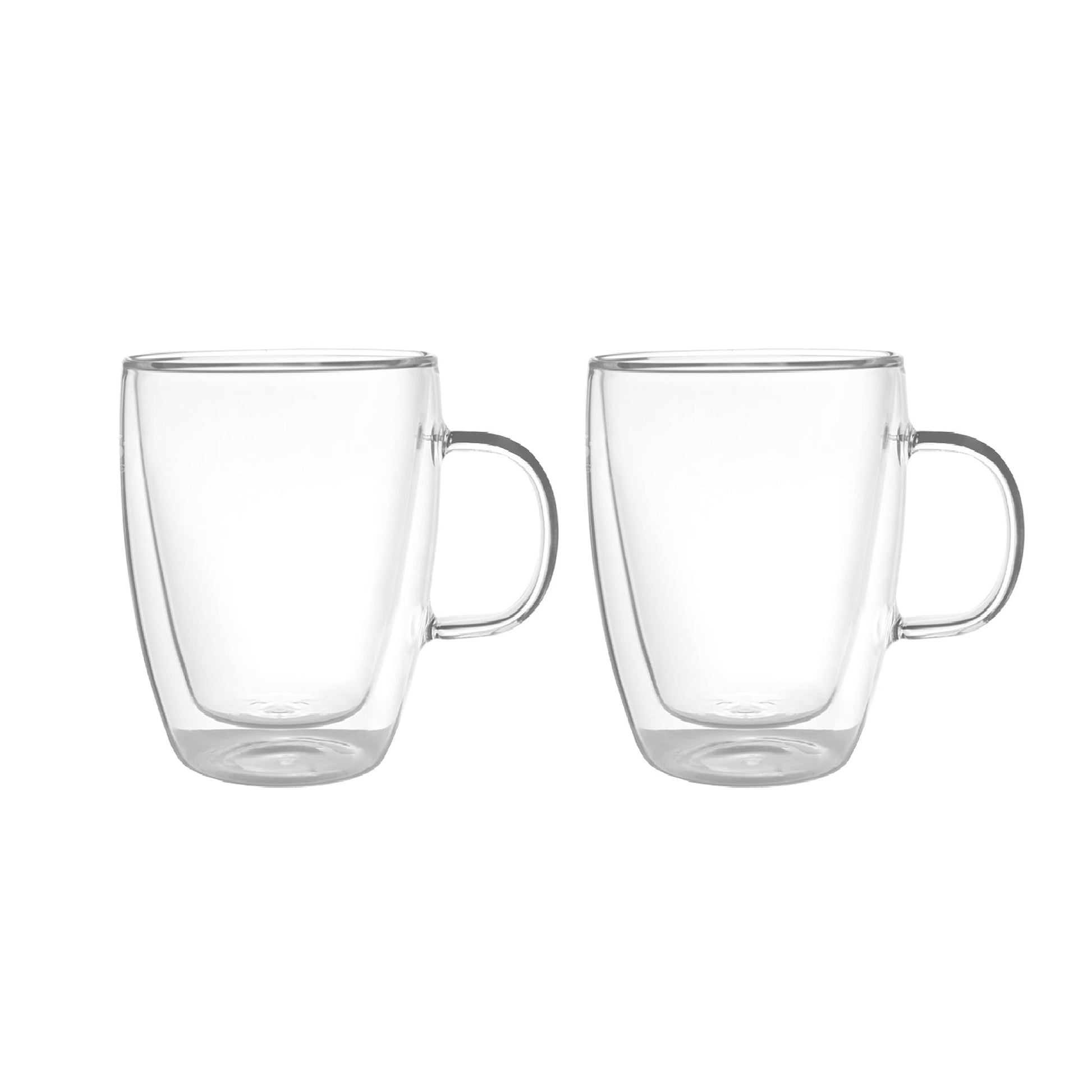 Set 2 Tazas de Vidrio Doble Pared 350 ml Simplit5#Sin color