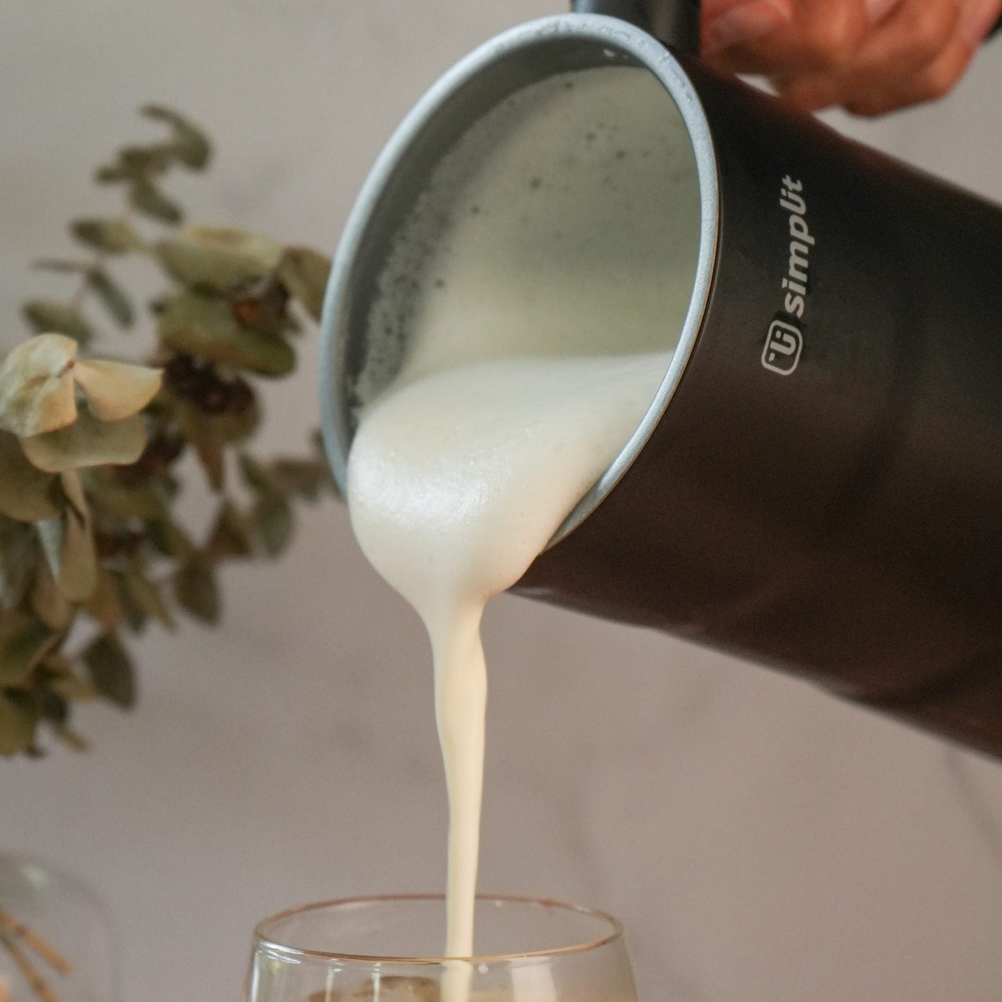 Espumador de Leche 4 en 1 Simplit8#Negro