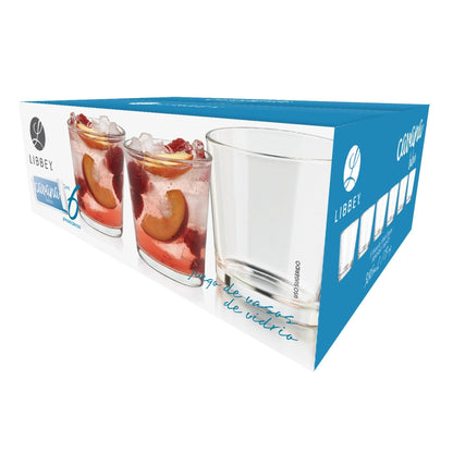 Set 6 Vasos Cavanas Cortos 386 Ml Libbey3#Sin Color