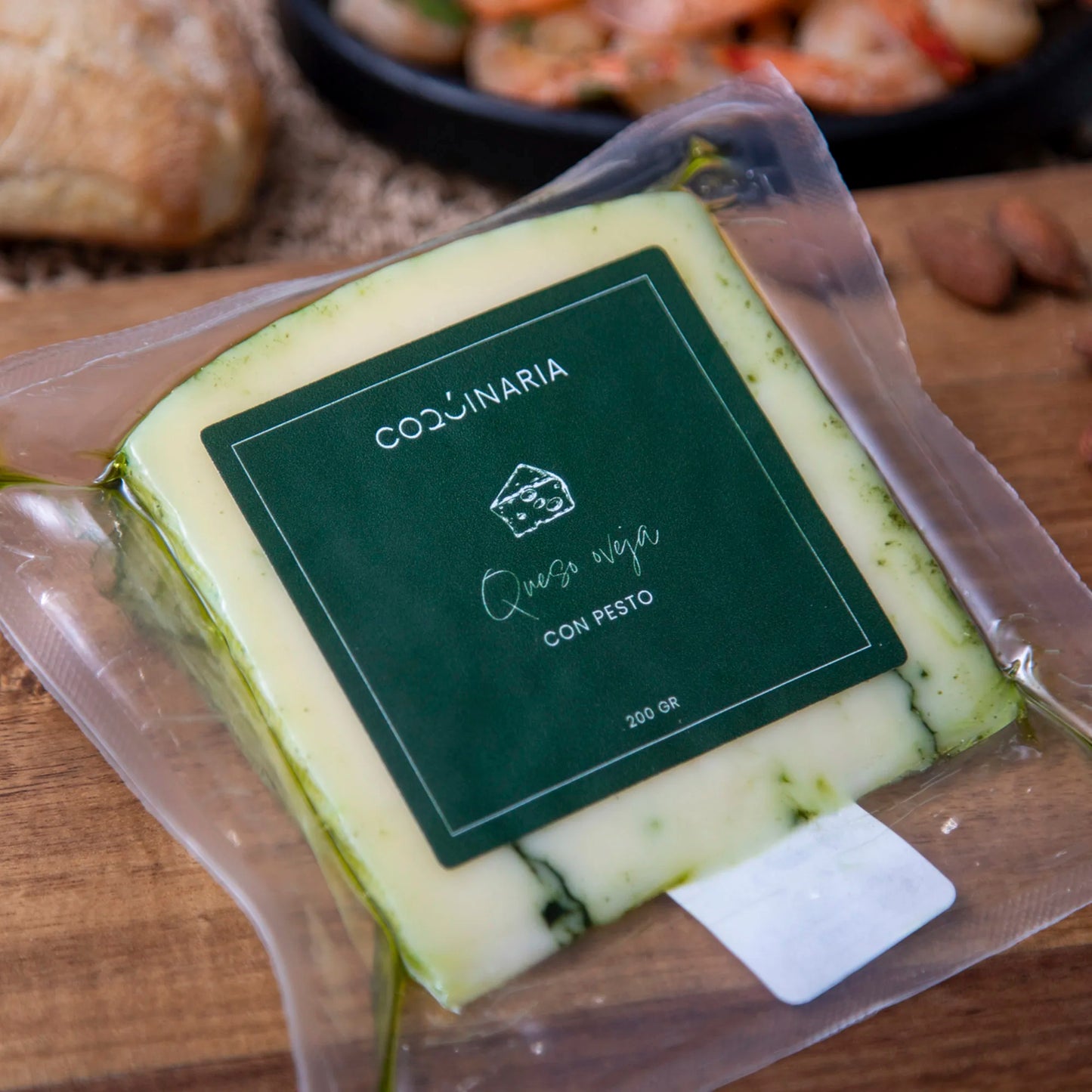 Queso Oveja con Pesto 200 grs Coquinaria