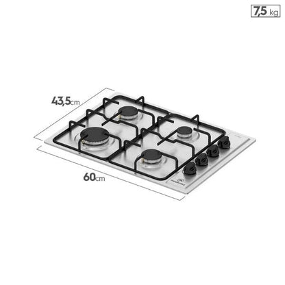 Kit Empotrado Horno M 140A + Encimera 435E + Campana M60 Mademsa3#Acero