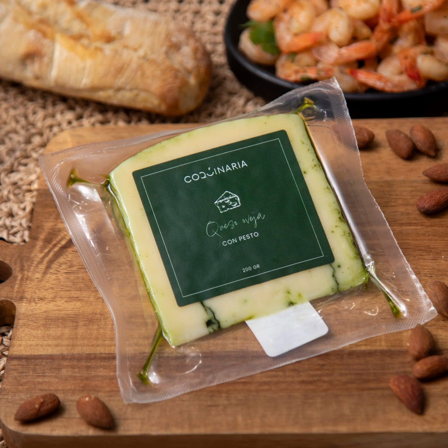 Queso Oveja con Pesto 200 grs Coquinaria