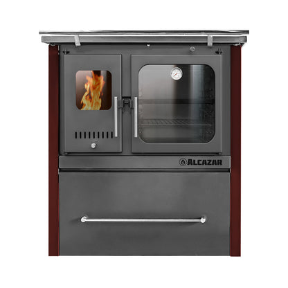 Cocina A Leña Europea M70  Alcazar14#Burdeo