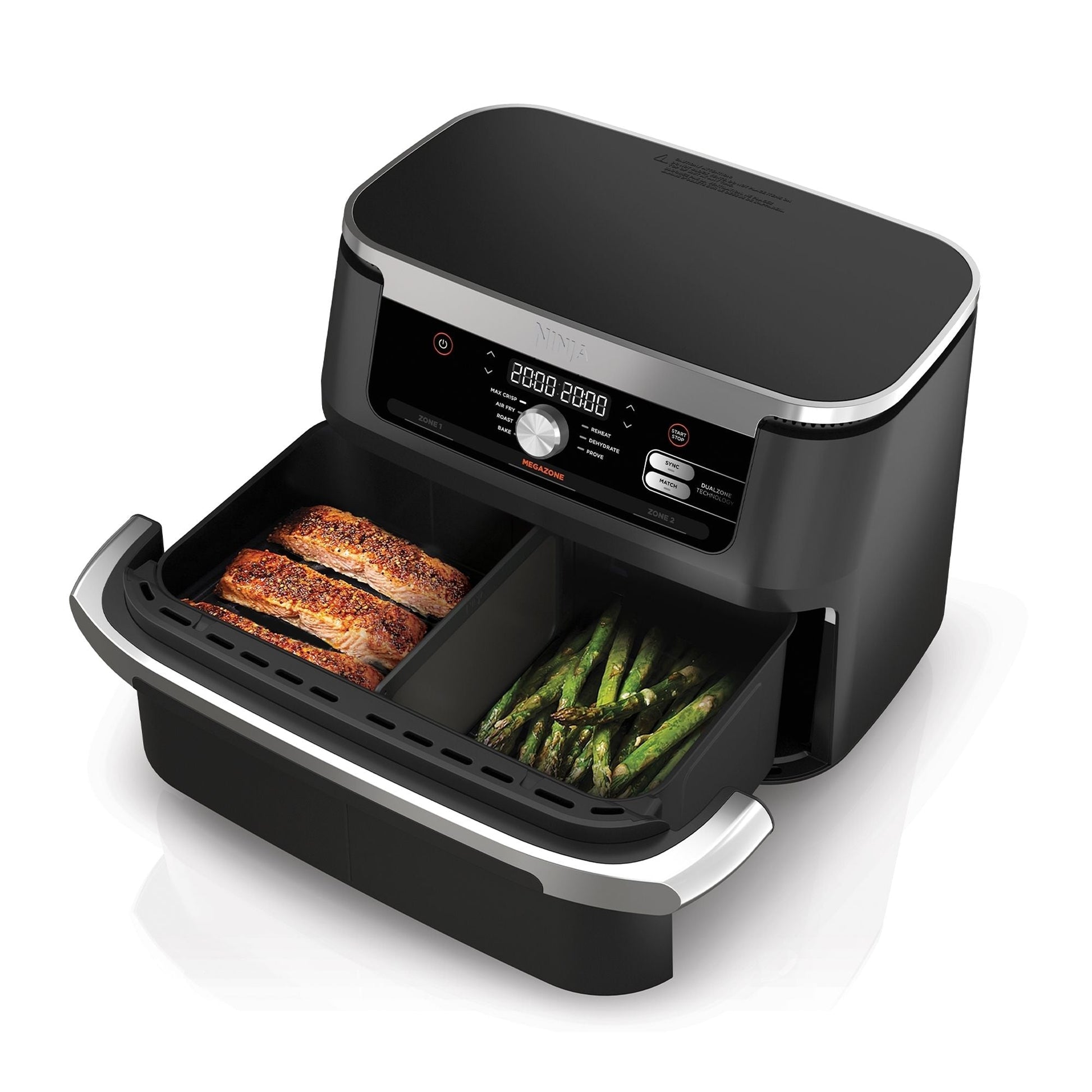 Freidora de Aire Foodi MAX de Doble Zona 10.4 Lts Ninja5#Negro