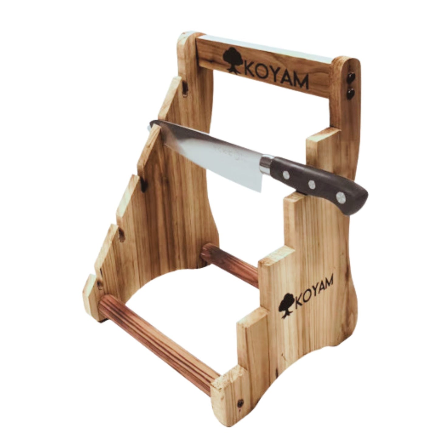Soporte Porta Cuchillos de Madera Koyam1#Marrón