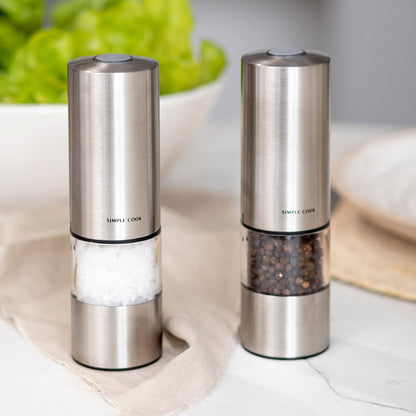 Salero y Pimentero Recargable Power Spice Simple Cook