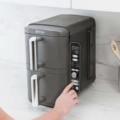 Freidora de Aire Ninja Doublestack XL 9.5 litros1#Negro