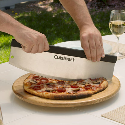 Cortador de Pizza Acero Inoxidable 15" Alfrescamore CPS-050 Cuisinart3#Acero