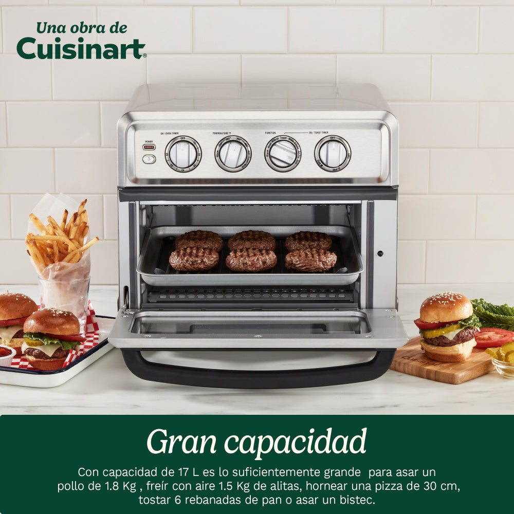 Horno, Tostador, Asador y Airfryer 8 En 1 TOA70CL Cuisinart7#Plata