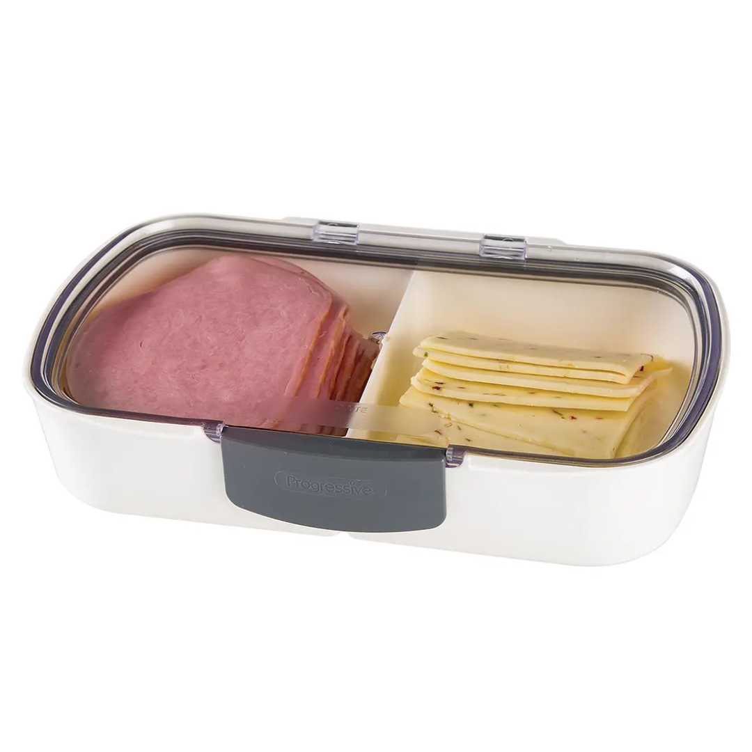 Contenedor Deli Con Separación Prokeeper Progressive3#Blanco