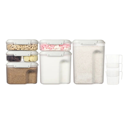 Set de 9 Contenedores Herméticos Sistema2#Sin color