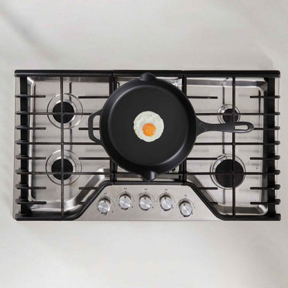 Sartén Hierro Fundido 30 cm Victoria4#Negro