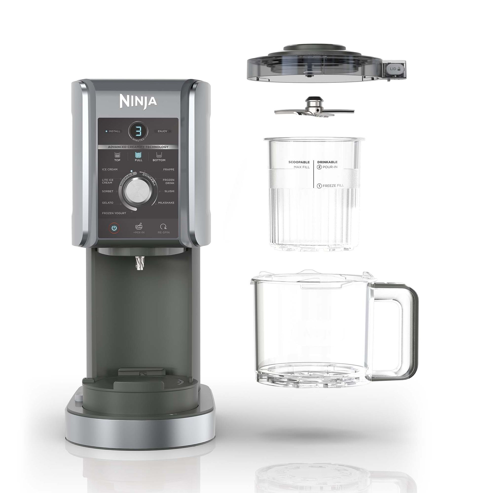 Máquina para Hacer Helados Deluxe Creami 11 en 1 NC501EU Ninja4#Sin color