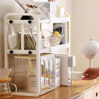 Estante Expandible de 2 Niveles Santú Home & Deco6#Blanco