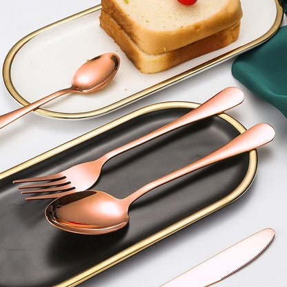 Set De Cubiertos 24 Pzs Santú Home & Deco11#Plateado