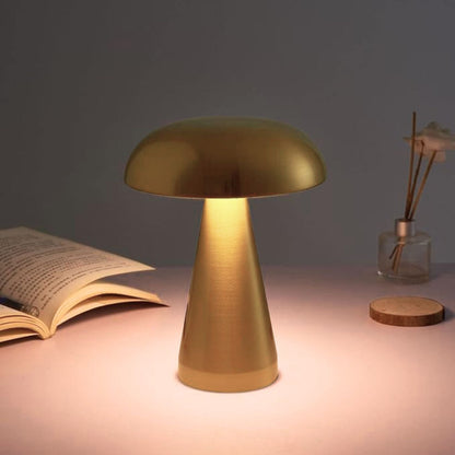 Lámpara De Mesa Inalámbrica Recargable Santú Home & Deco8#Dorado