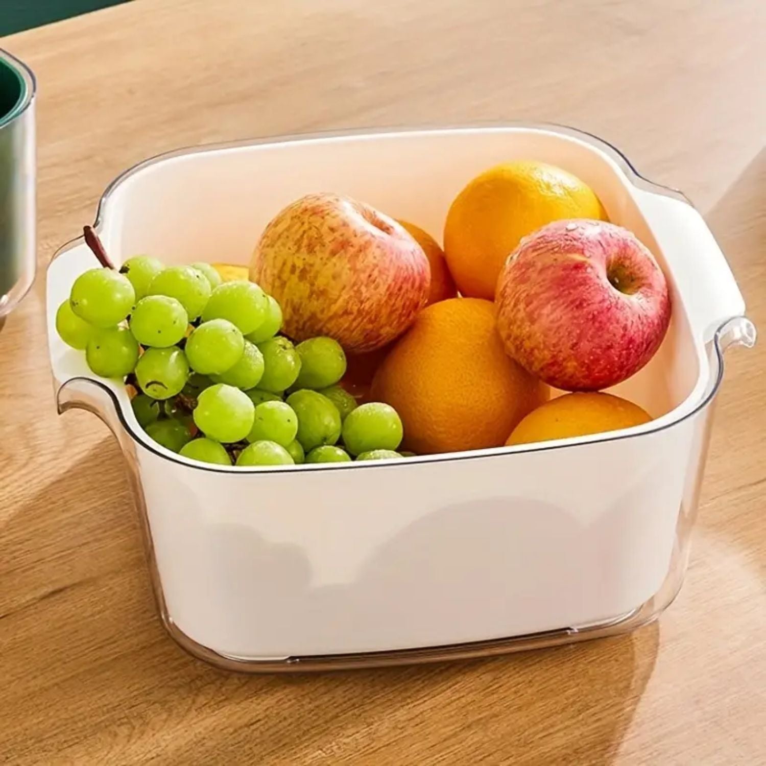 Recipiente Colador Multiuso Santú Home & Deco1#Blanco