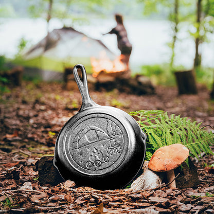 Sartén Carpa Wanderlust Hierro Fundido 20 cm  Lodge Cast Iron2#Negro