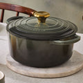 Cocotte Redonda 24 Cm Thyme Le Creuset1#Thyme