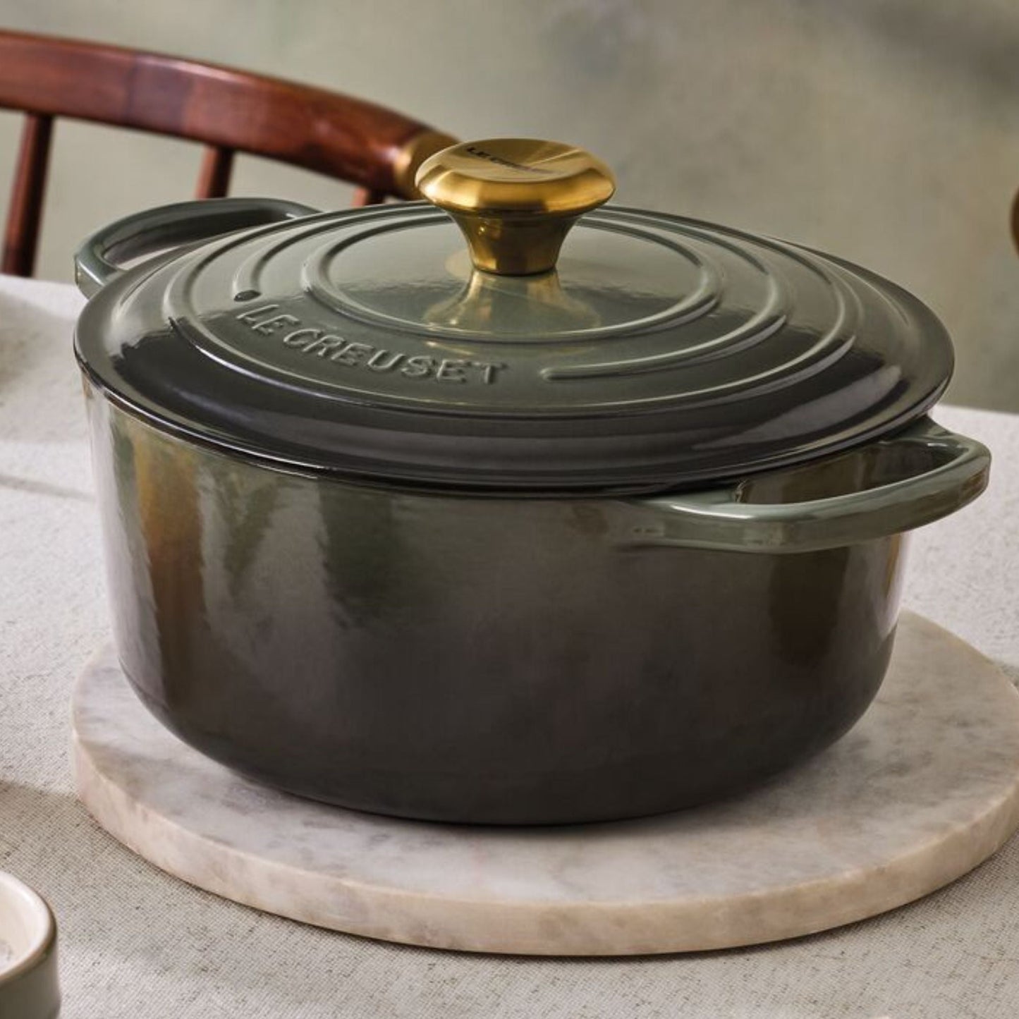 Cocotte Redonda 24 Cm Thyme Le Creuset1#Thyme