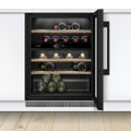 Cava de Vinos Integrable Vinoteca 2 Zonas Temperatura Ajustable Serie 6 Bosch1#Negro