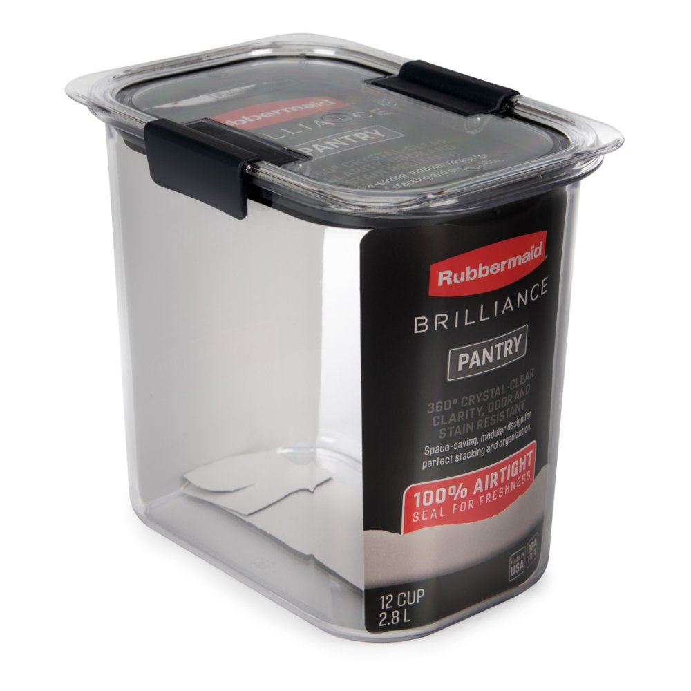Contenedor Hermético Brilliance 2.8 Lts Rubbermaid6#Sin color