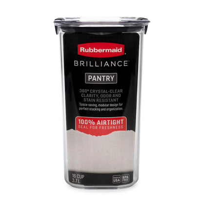 Contenedor Hermético Brilliance 3.7 Lts Rubbermaid 8#SIn color
